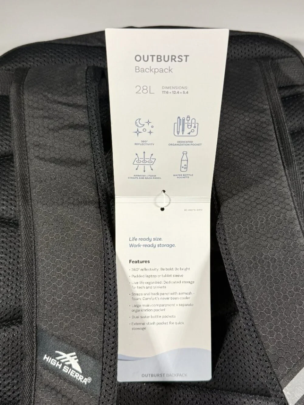 High Sierra Outburst Backpack 28L NWT